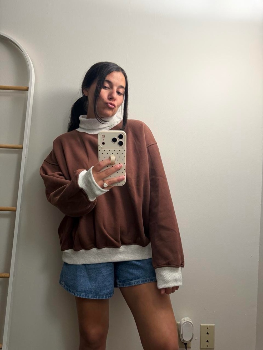 Brown Cozy Turtleneck